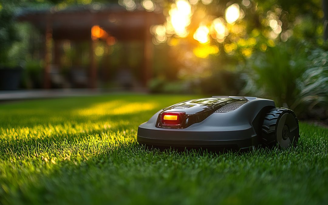 Robot de tonte&nbsp;: la technologie au service de l’entretien de pelouse à Vonnas